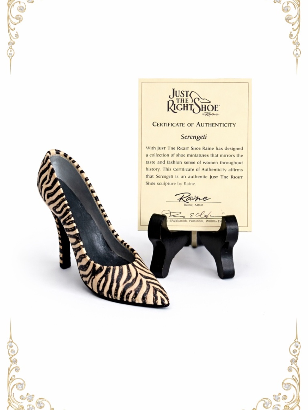 Just the Right Shoe by Raine “Serengeti” Biltmore Estate Collection Retired 1999